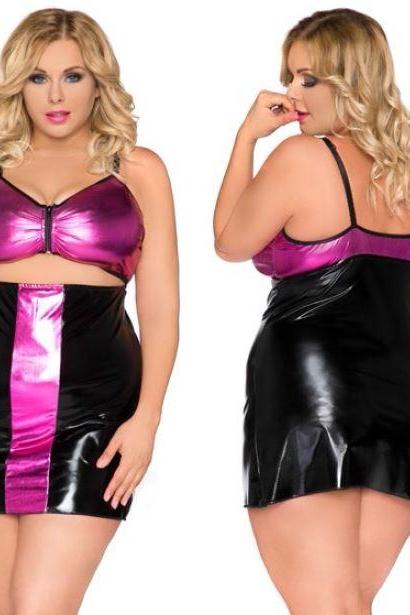 plus size chemise 1X 2X 3X 4X UK 12 - 28 EU 42 - 56 curvy lingerie full figured